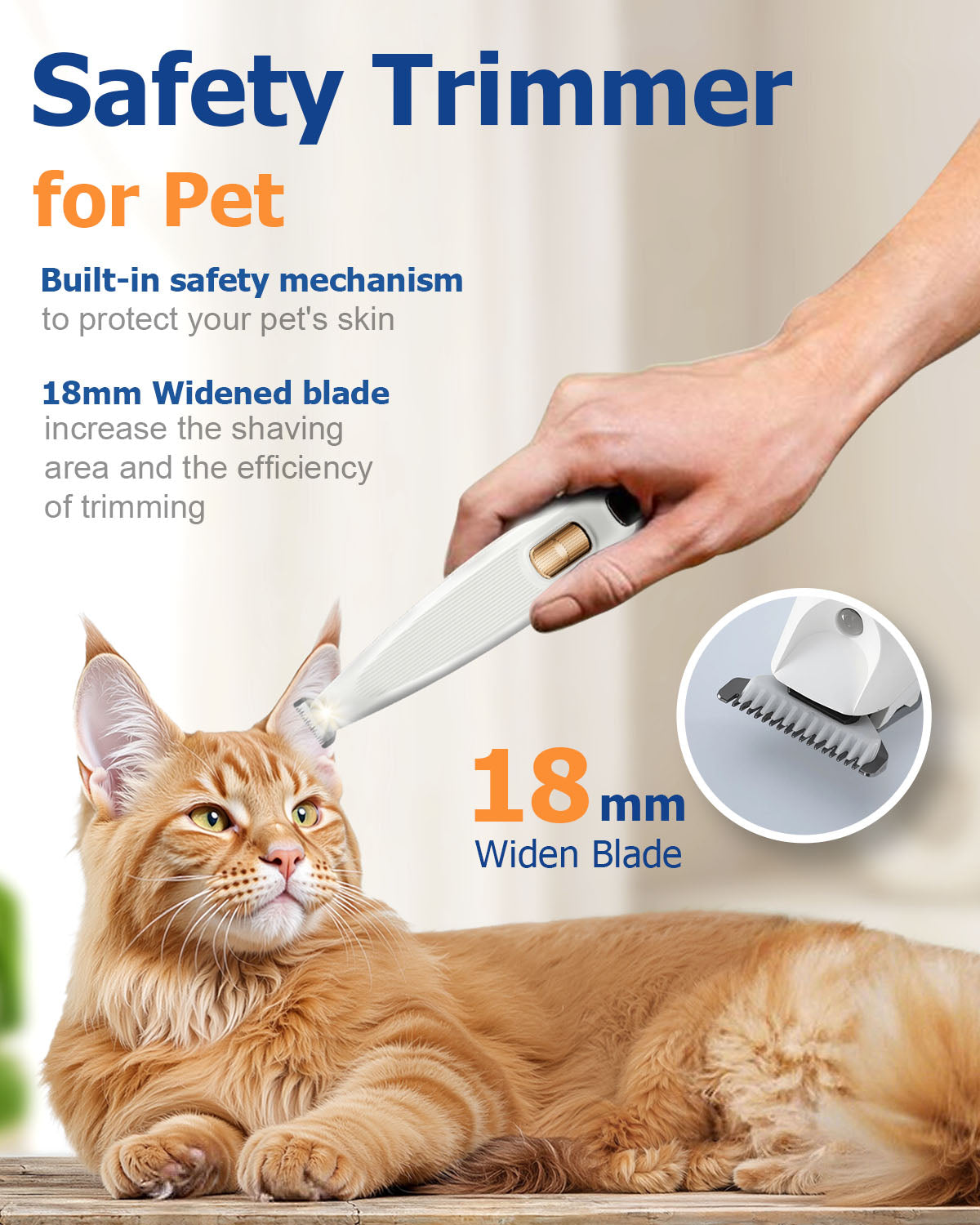 35dB Low Noise Precision Pet Paw Trimmer for Dogs Cats Grooming Clippers