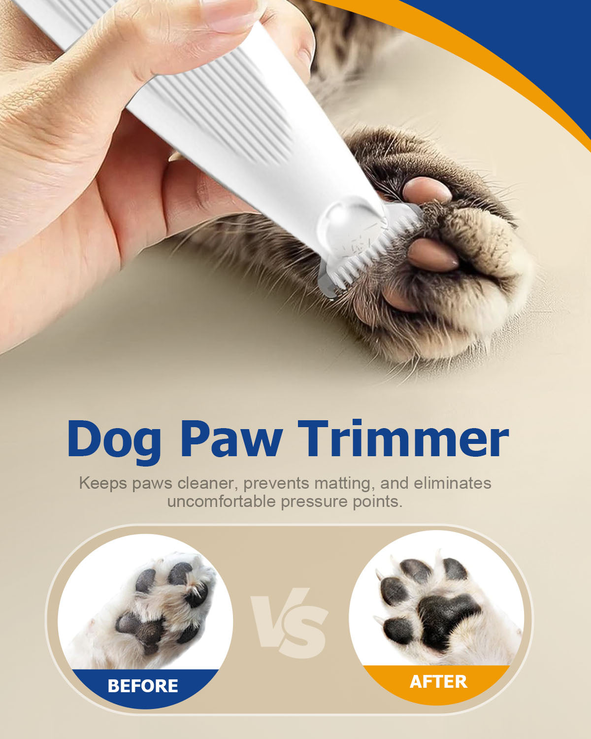 35dB Low Noise Precision Pet Paw Trimmer for Dogs Cats Grooming Clippers